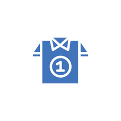 jersey shirt wear solid icon