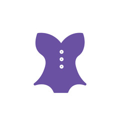corset dress style solid icon