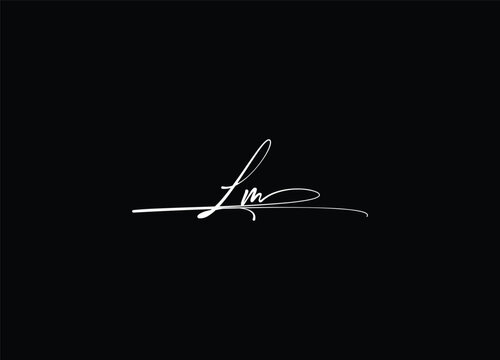  LM Letter logo design and vector logo