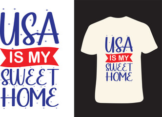 4th of July Badges,Statue of Liberty Vector Illustration,USA Flag T-Shirt,America is my Home,