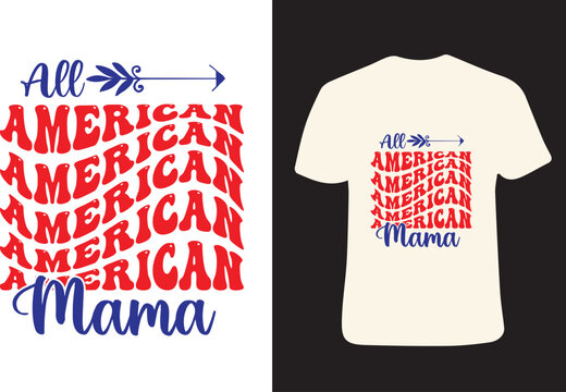 4th of July Badges,Statue of Liberty Vector Illustration,USA Flag T-Shirt,America is my Home,