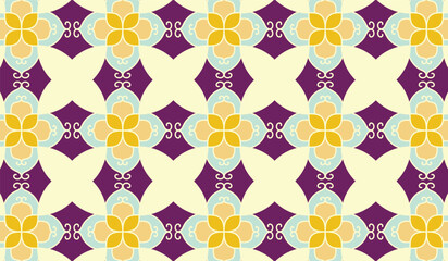 Geometric seamless Pattern Background Page