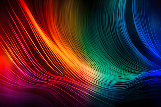 abstract colourful rainbow lines background