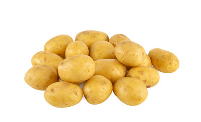 potato in the basket isolated on transparent png