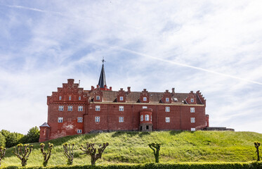 Castle at Tranek&aelig;r, Langeland, Denmark