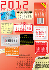 shopping stickers calendar vector illustration