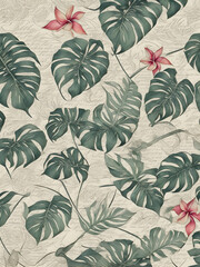 seamless floral pattern with flowers