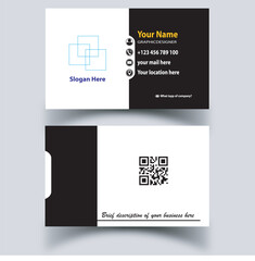 This is a simple and modern business card template. Business card design template, Clean professional business card template.
