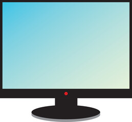 vector image of the monitor, the background for the text.