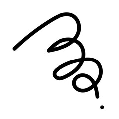 Obraz premium Abstract Line Doodle