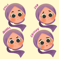 Hijab Girl Expression