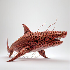 AI generative objects made in copper