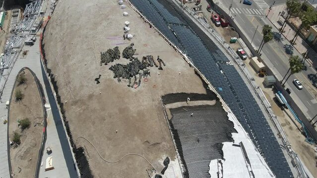 Lucas Museum of Narrative Art Under Construction 4K