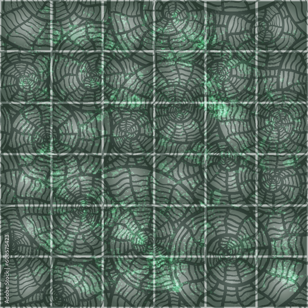 Poster eps10, vector seamless pattern with shells on grungy background