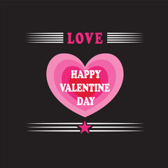 Free Vector Modern Love and valentine's day illustration design.