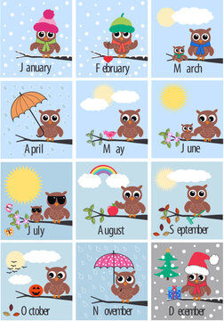 owl calendar