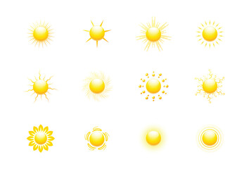 Sun icons