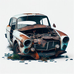 AI generative aged objects