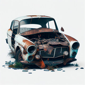 AI generative aged objects