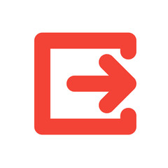 exit icon, share icon