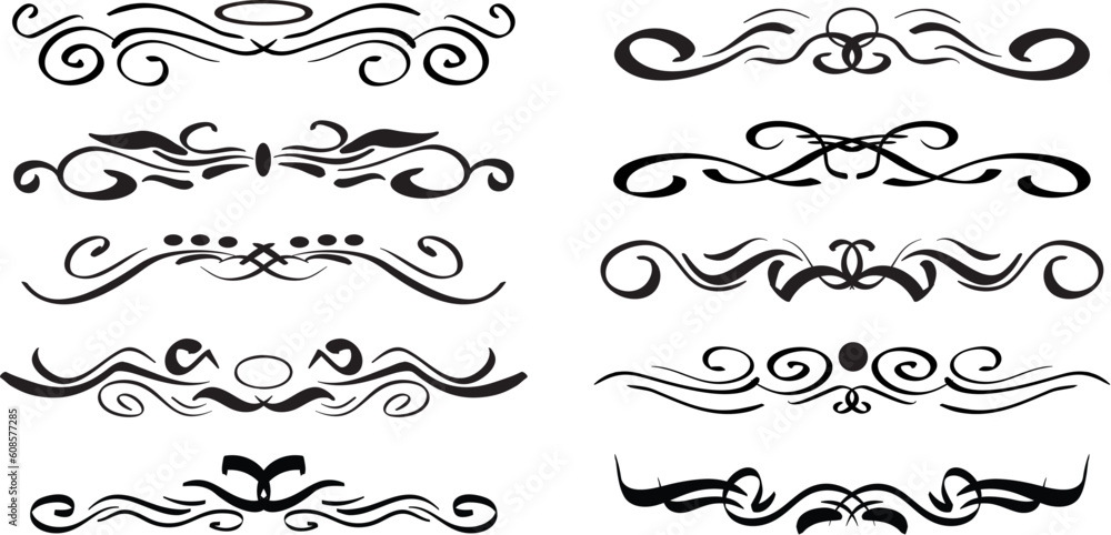 Poster set of patterns for design