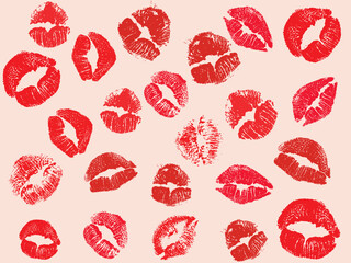 vector kiss background