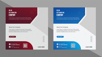 Social media post design 