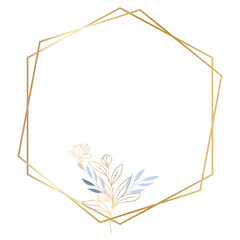 Luxurious Floral Frame