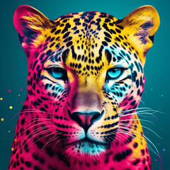 pop art tiger Generative AI