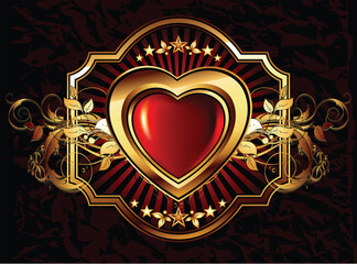 heart frame, this illustration may be useful as designer work
