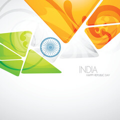vector creative indian flag design