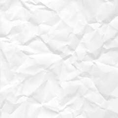 Paper crumpled seamless texture vector office background.