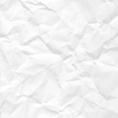 Naklejka premium Paper crumpled seamless texture vector office background.
