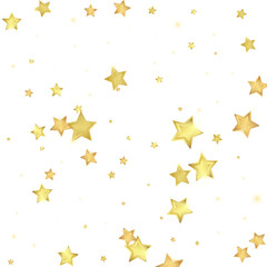 Magic stars vector overlay.  Gold stars scattered
