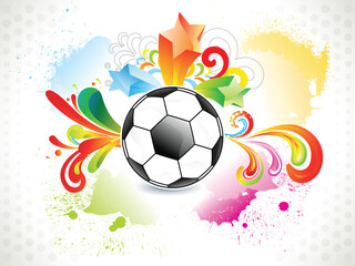 abstract colorful football grunge design vector illustration