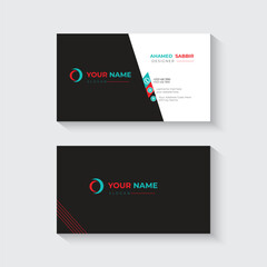 Modern business card template design