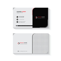 Modern business card template design