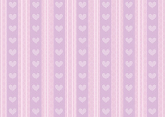 Vector pink and purple heart background for st. Valentines Day