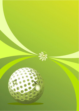 Vector golf design, vector illustration