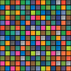 Abstract square seamless texture - iridescent tiles