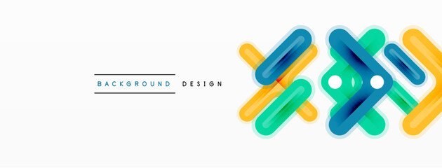 Minimal geometric background cross line. Design for wallpaper, banner, background, landing page, wall art, invitation, prints, posters