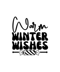 Warm Winter Wishes svg design