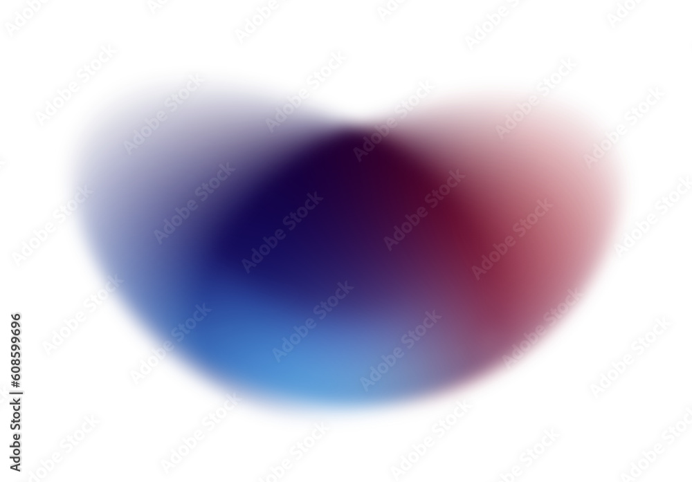 Poster Abstract blurry gradient shape element
