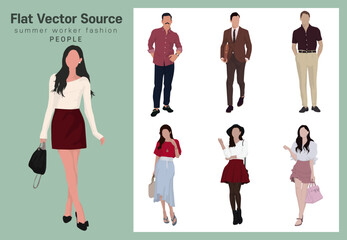 Summer Commuting Office Worker Casual Clothing Fashion Collection