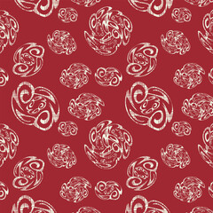 Original seamless pattern, vector, illustration