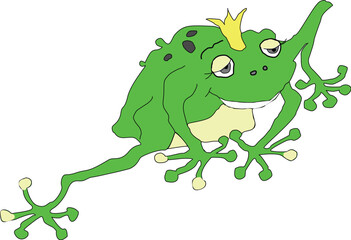 The Green Frog Princess from Fairy Tale