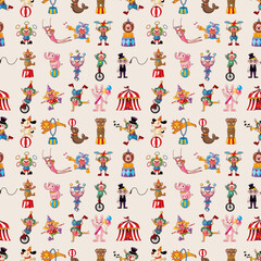 seamless circus pattern © Designpics