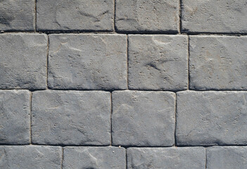 Stone pavement. Abstract background. Grey stone background.