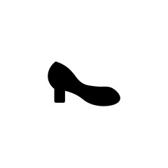 Footwear Women Shoe Solid Icon