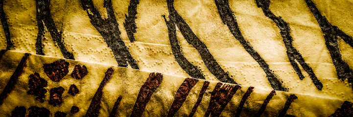 Tiger Skin Pattern. Bright Animal Skin Zebra.